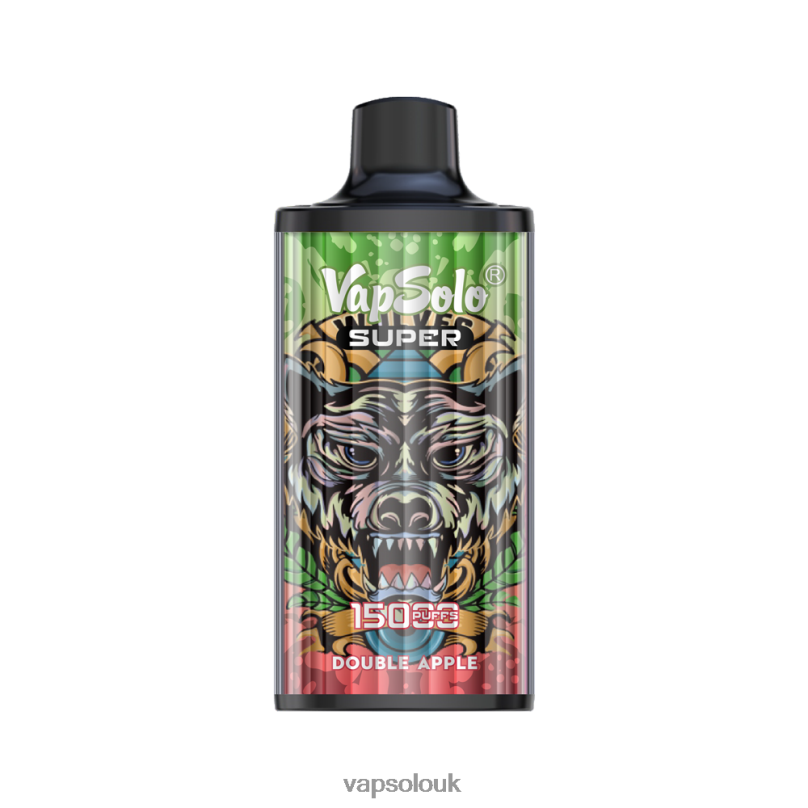 Vapsolo Nicotine - VapSolo SUPER Disposable Vape Double Apple Z02ZT17