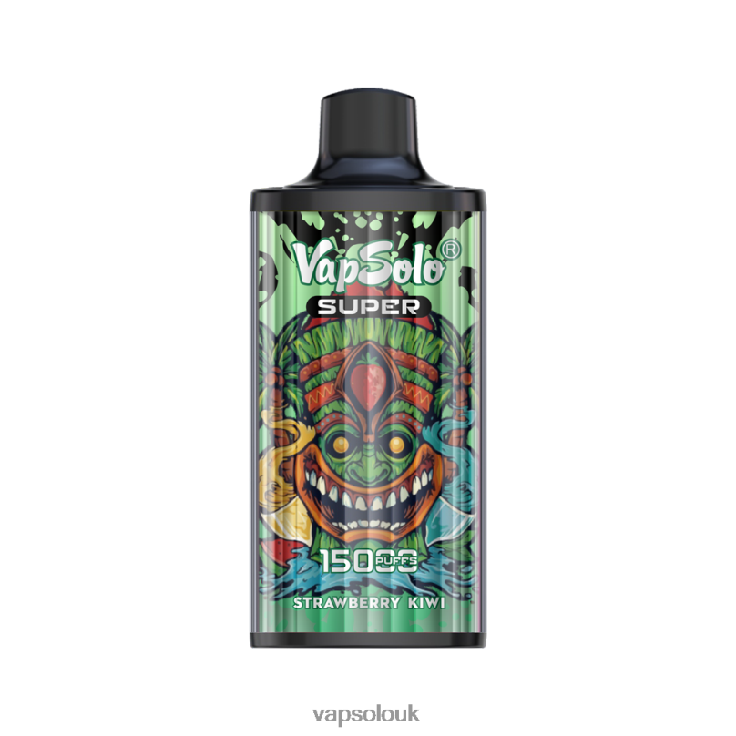 Vapsolo Nicotine - VapSolo SUPER Disposable Vape Strawberry Kiwi Z02ZT23