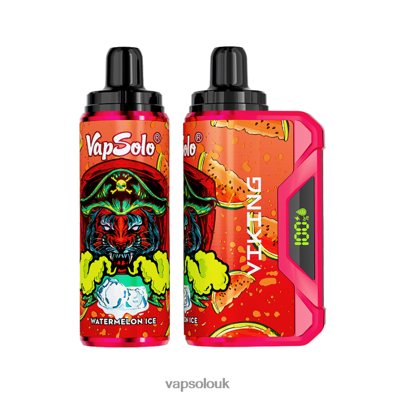 Vapsolo Flavours - VapSolo VIKING Disposable Vape Watermelon Ice Z02ZT48