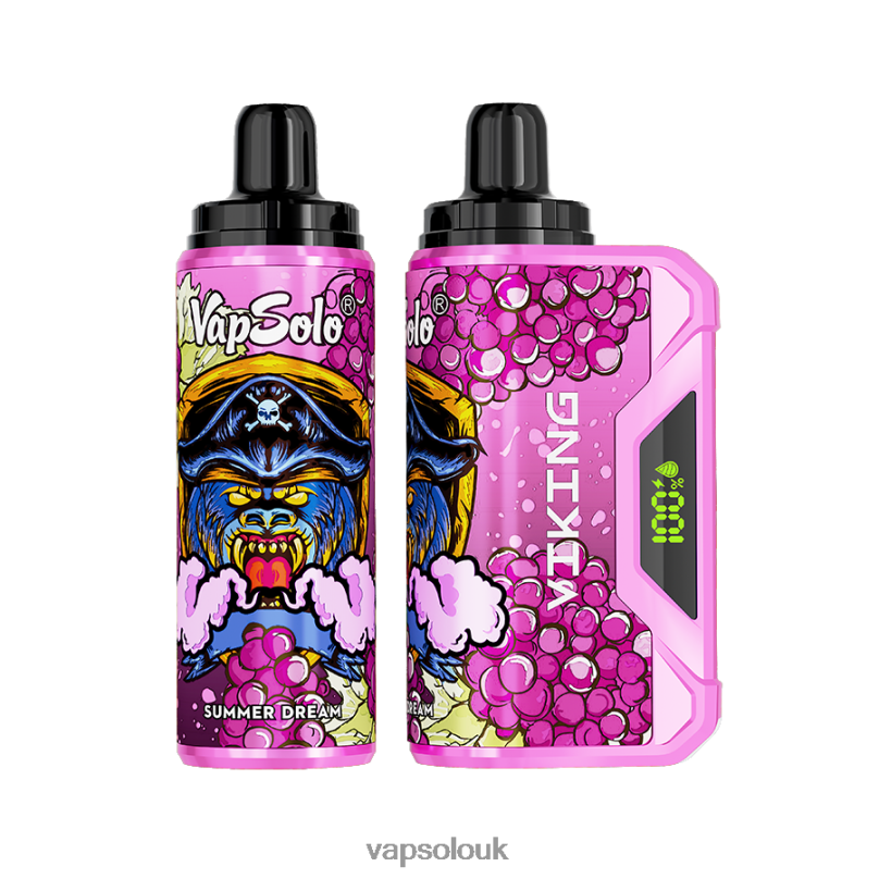 Vapsolo Nicotine - VapSolo VIKING Disposable Vape Summer Dream Z02ZT47